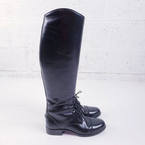 Ariat Heritage Select Field Leather Equestrian Riding Boots Black Women's 6.5